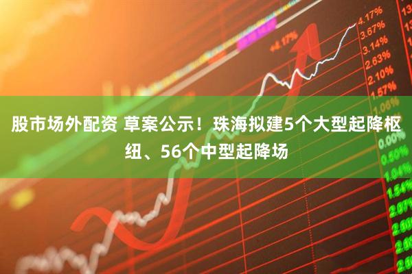 股市场外配资 草案公示！珠海拟建5个大型起降枢纽、56个中型起降场